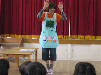 誕生会の写真