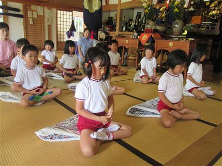 座禅の様子