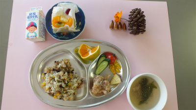 誕生日給食4