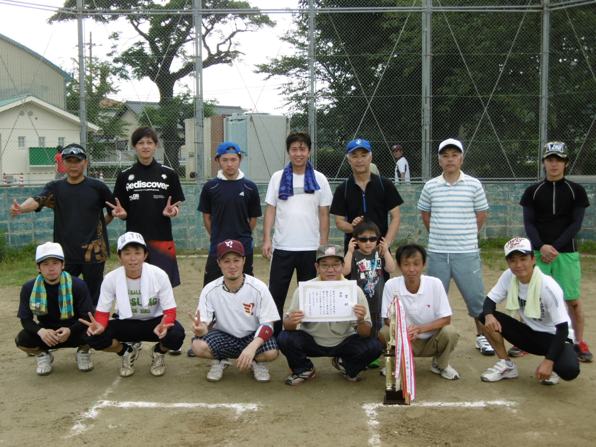優勝した福母チームの画像