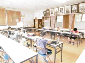 宿題サポートの様子