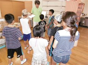 ボランティア体験の様子