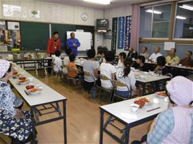 区長さんとの夕食会