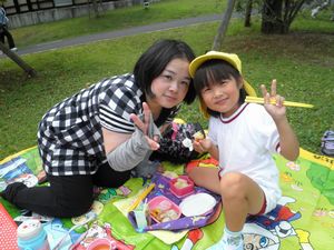 昼食の様子
