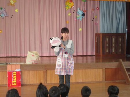 歯磨き指導の様子