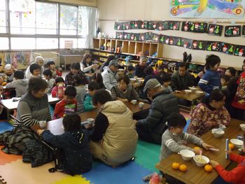 給食の様子