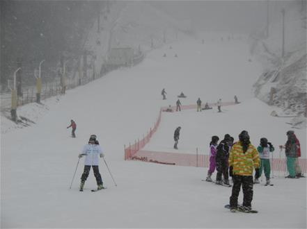 天山スキー場の様子