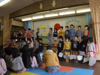 まつ・たけ組の発表