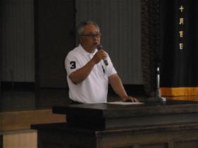 防犯協会長のあいさつ