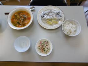ふたさと料理教室のようす