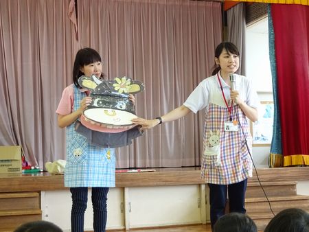 歯磨き指導の様子