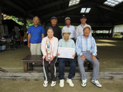 ゲートボール優勝の東八谷搦