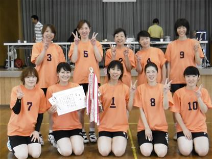 バレーボール優勝の川東