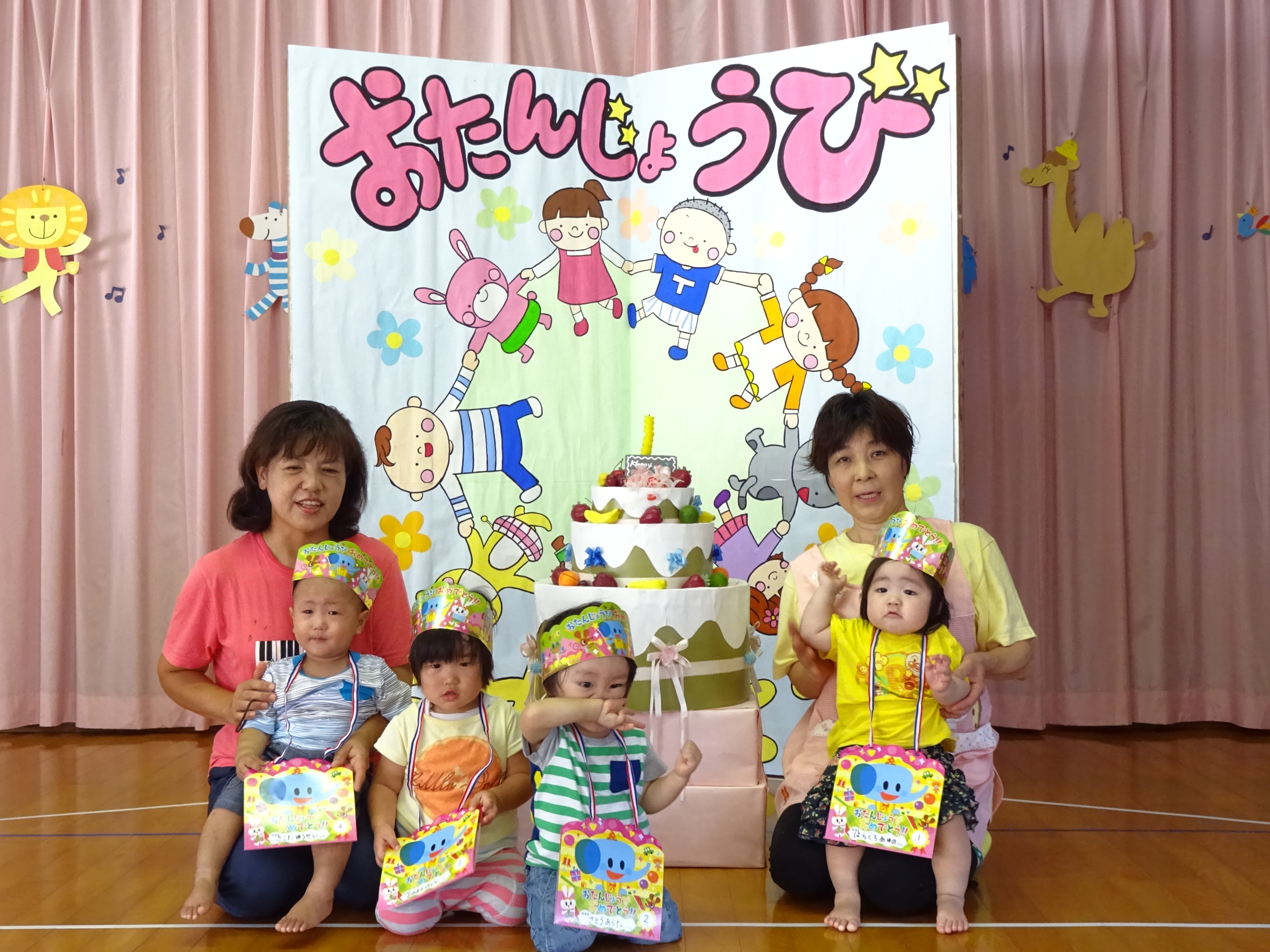 誕生者　ばら・はと組