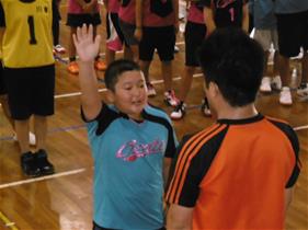 子ども会球技大会のようす