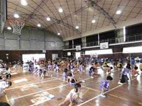 子ども会球技大会のようす