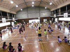 子ども会球技大会のようす