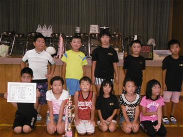 子ども会球技大会のようす