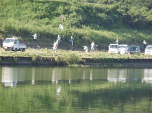カワニバル会場草刈
