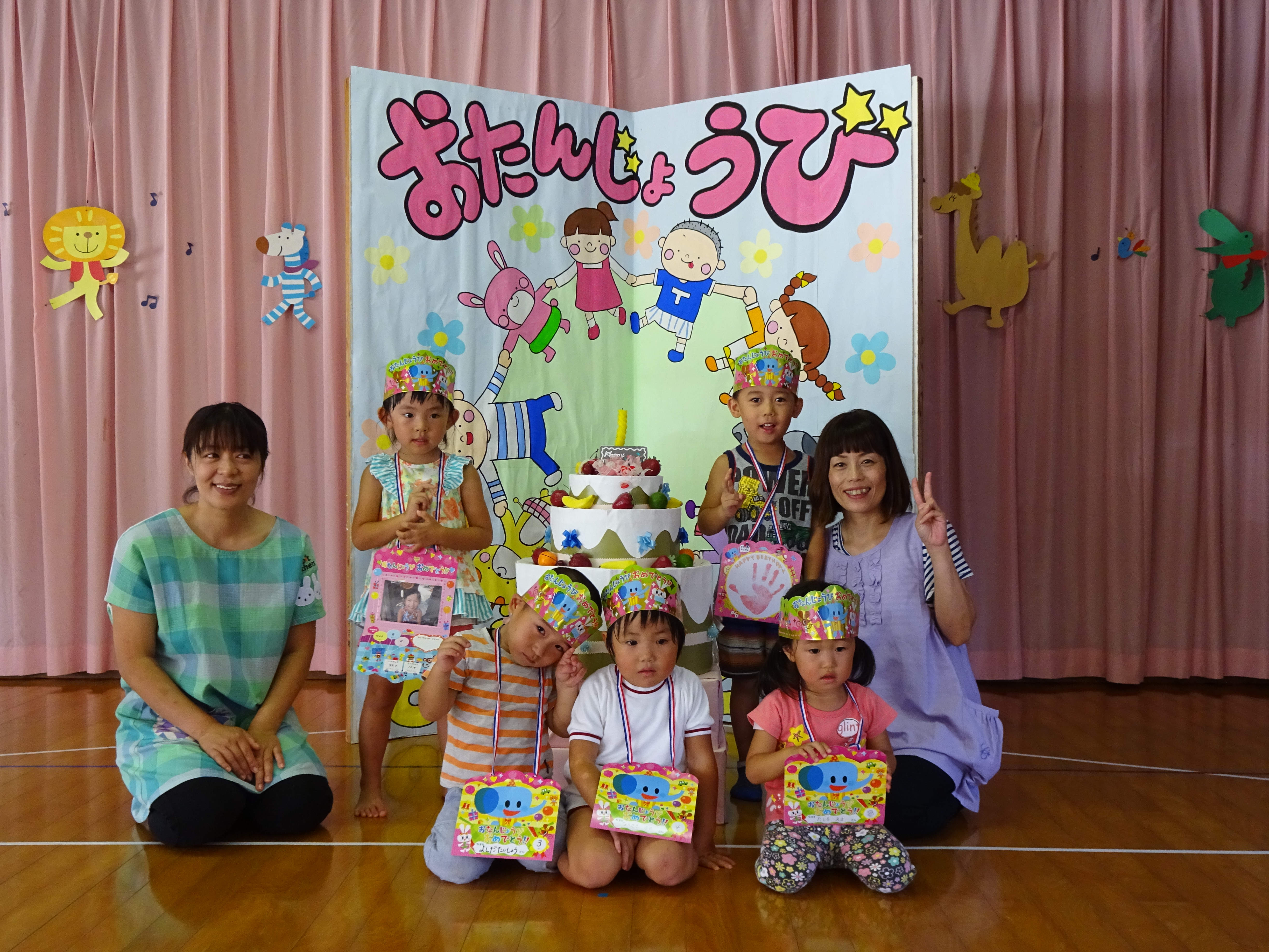 お誕生者　もも・ばら組