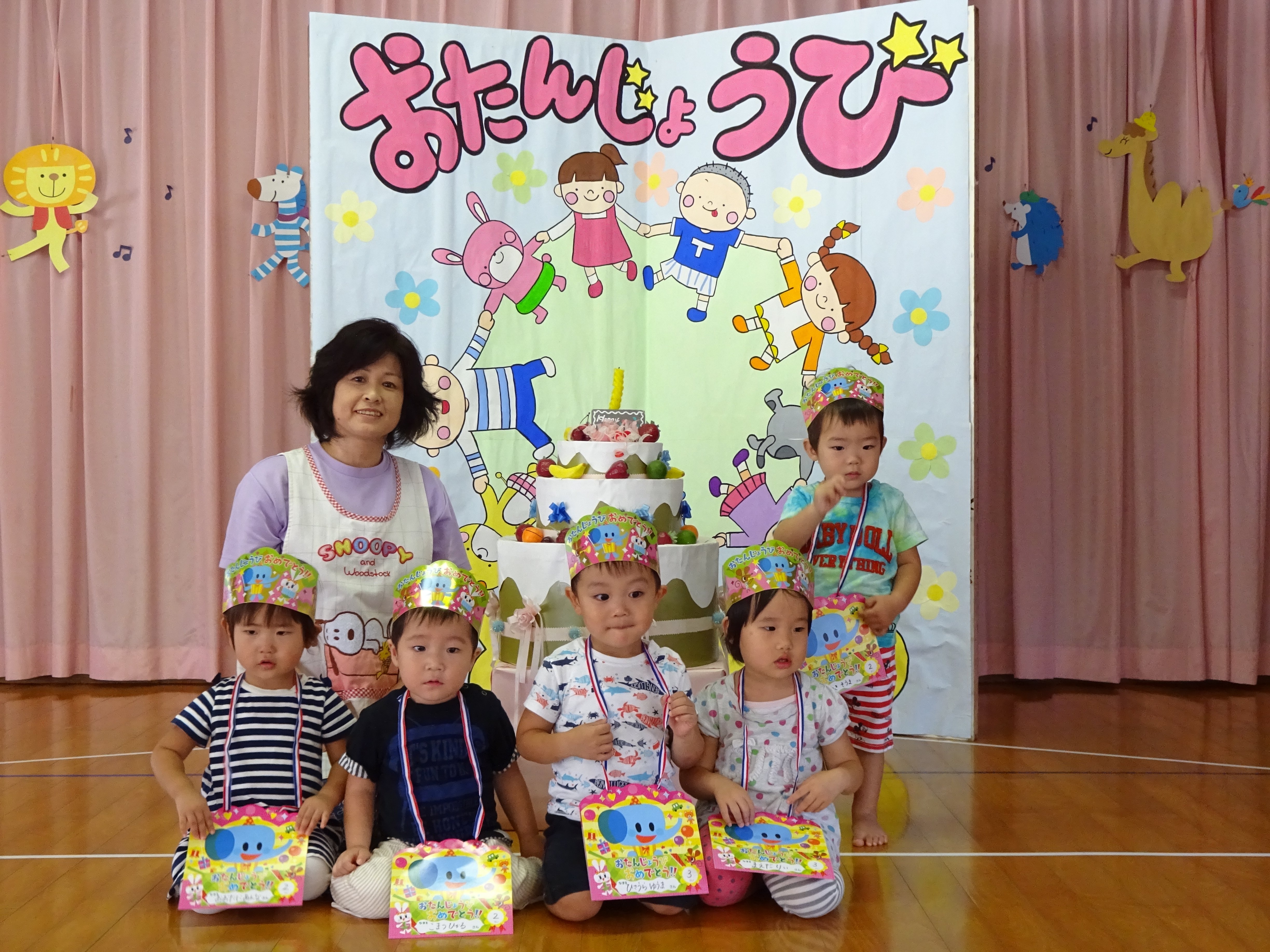 お誕生者　ばら・はと組