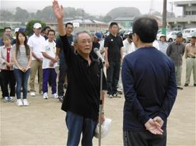 グラウンドゴルフ大会のようす