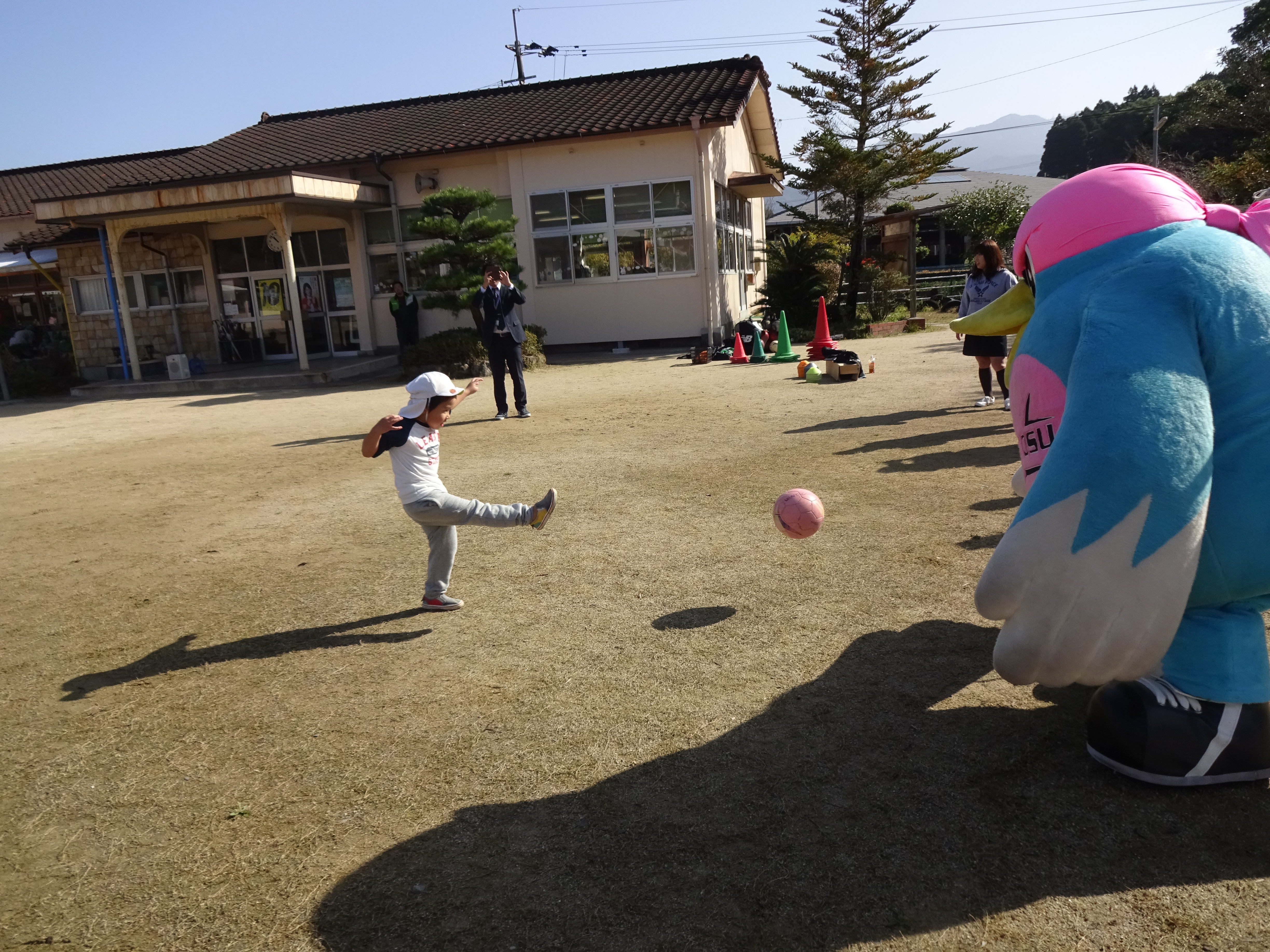 シュートの様子