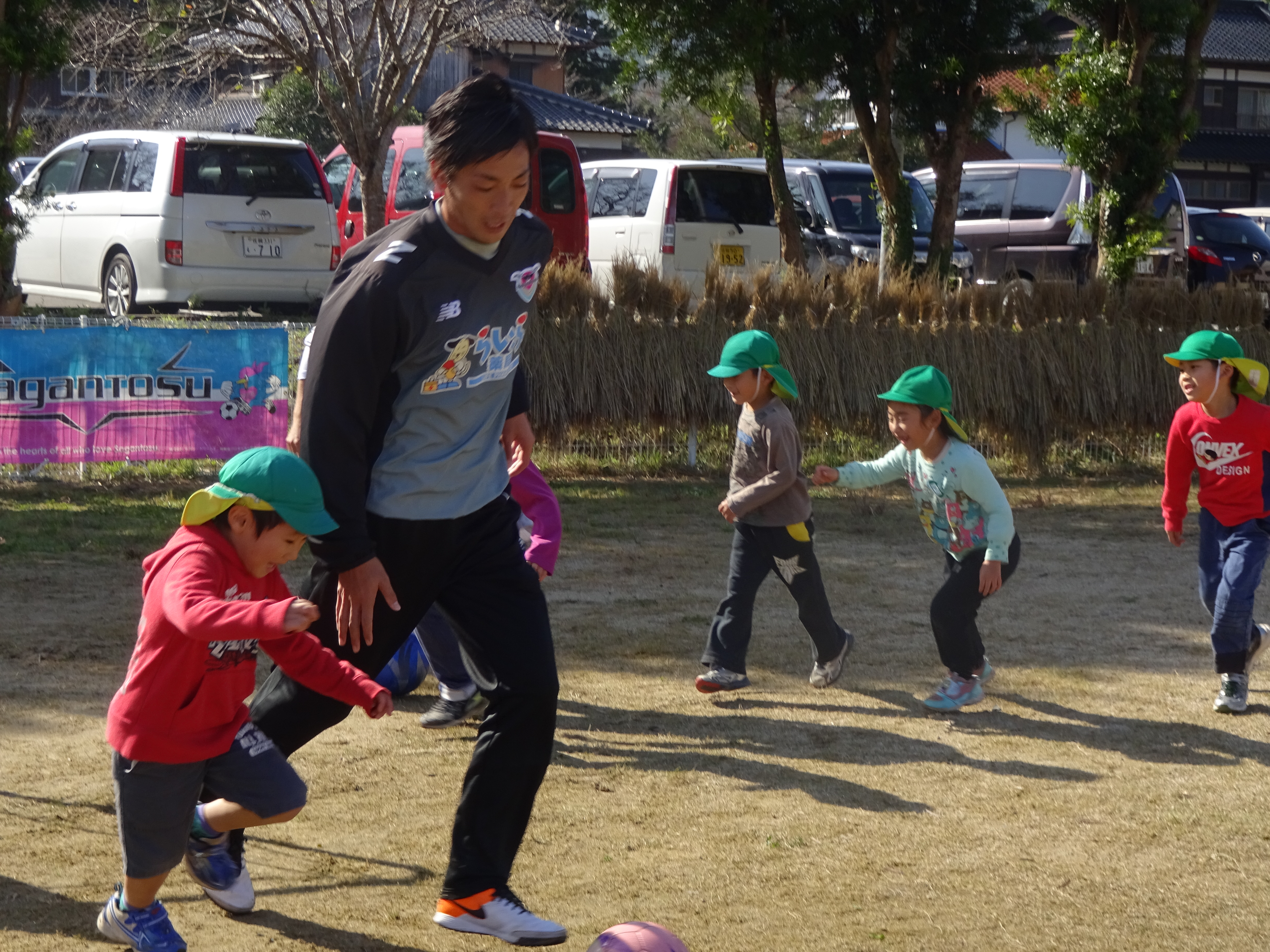 サッカーゲーム風景