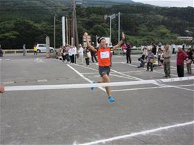 町民駅伝のようす