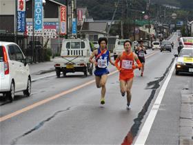 市内一周駅伝大会のようす