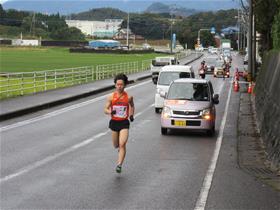 市内一周駅伝大会のようす