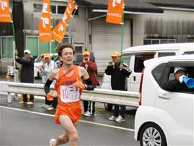 市内一周駅伝大会のようす