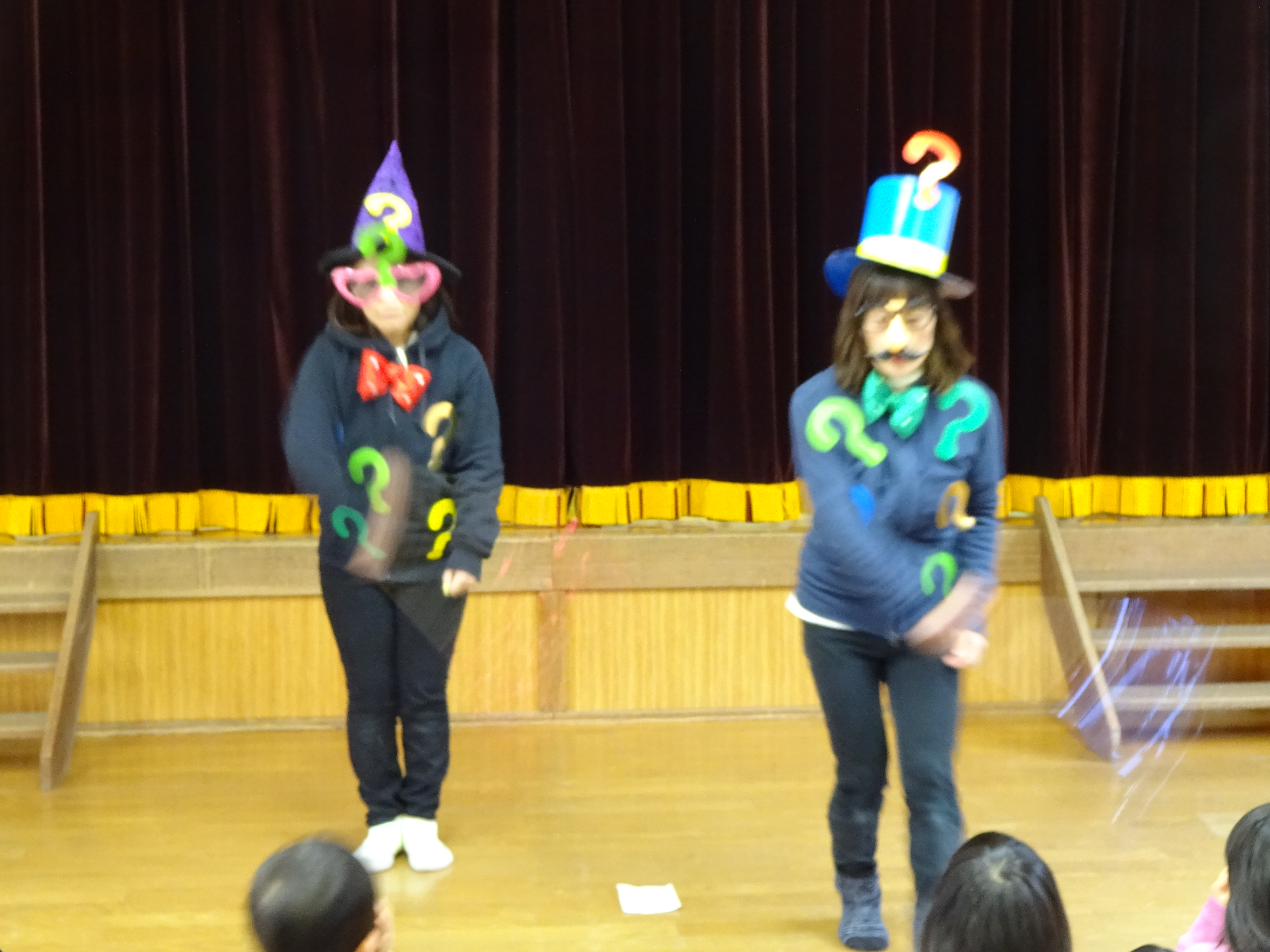 すりかえ仮面　呪文の様子