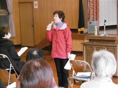 介護予防研修会のようす