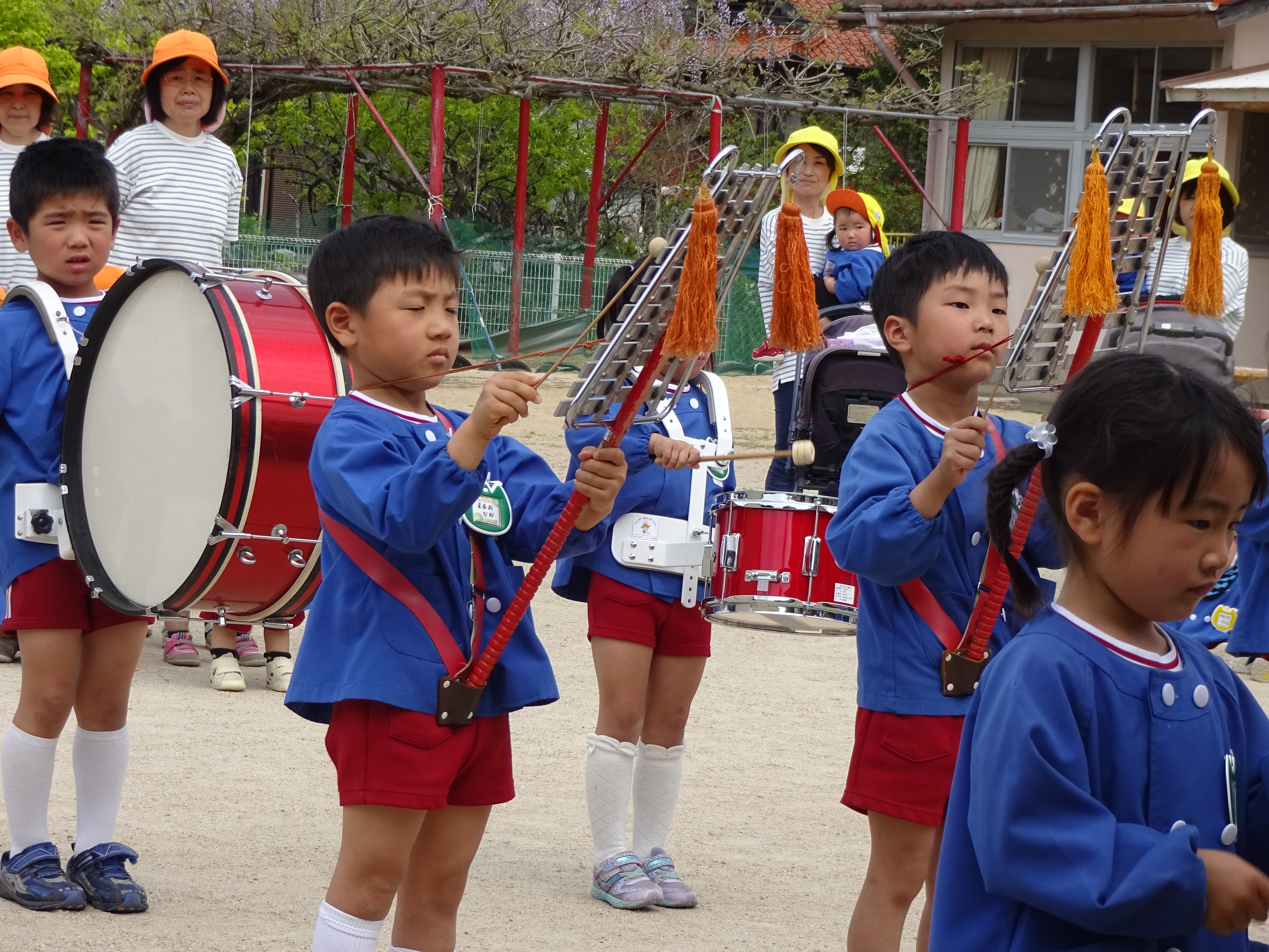 マーチングの様子