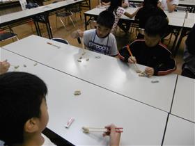 ふたさと生活体験通学塾のようす