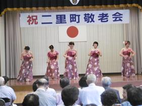 二里町敬老会のようす