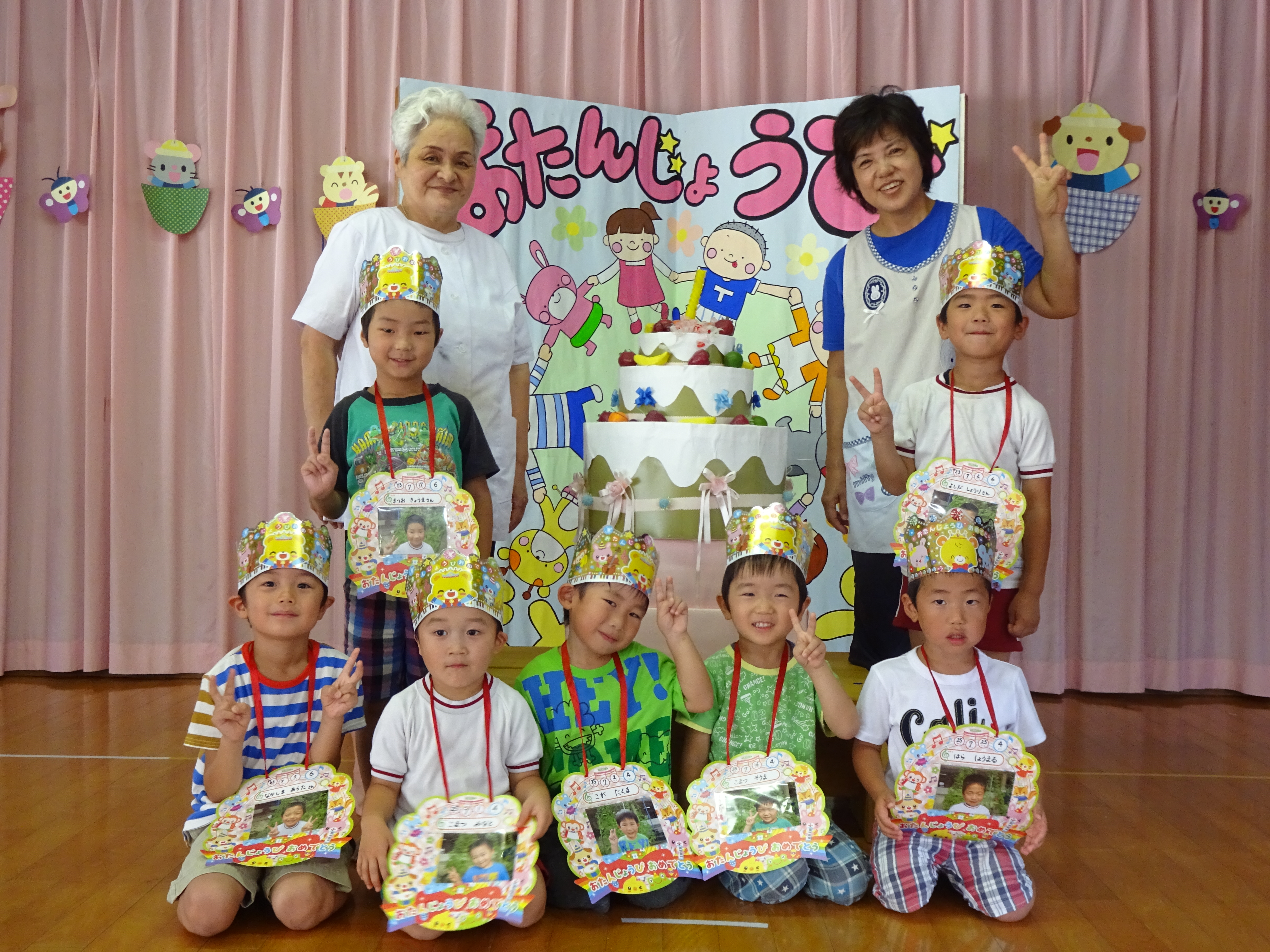 7月生まれのこどもたち