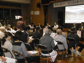 市長と語ろう座談会のようす