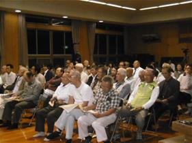 市長と語ろう座談会のようす