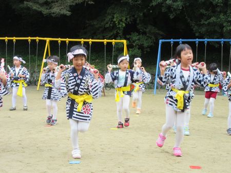 年長さんの踊り
