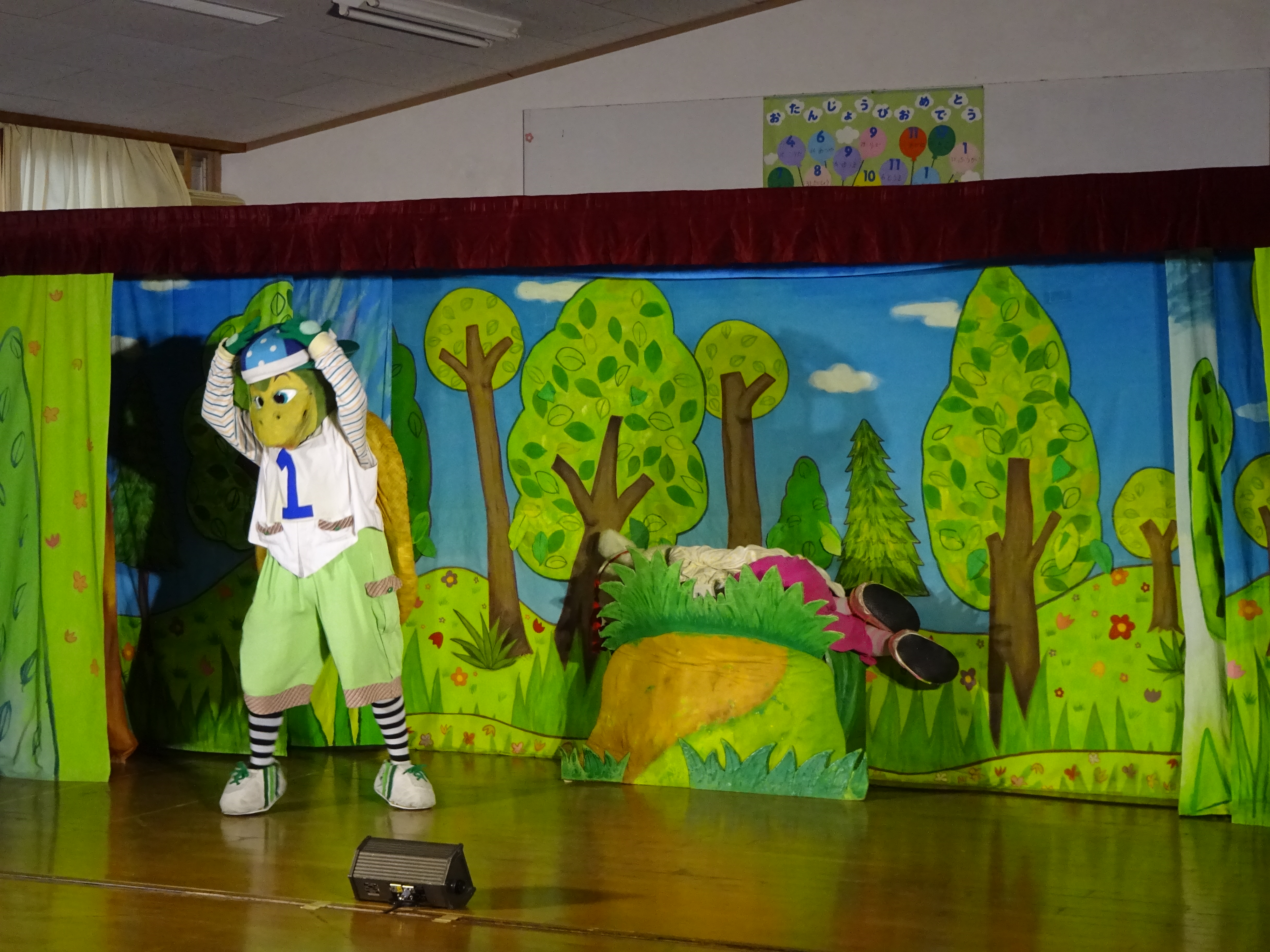 うさぎ寝ているところ