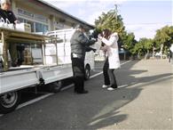二里町民ふれあいまつりのようす