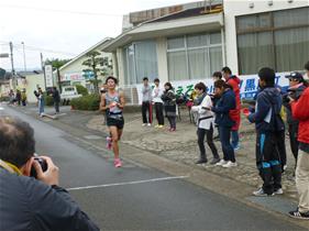 市内一周駅伝競走大会のようす