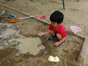 水遊び