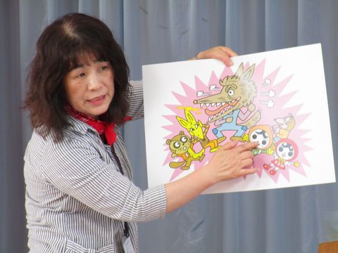 紙芝居　振り返りの様子