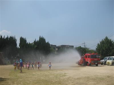 放水をみせて頂きました