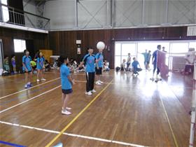 子ども会球技大会のようす