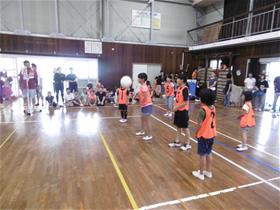 子ども会球技大会のようす