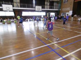 子ども会球技大会のようす